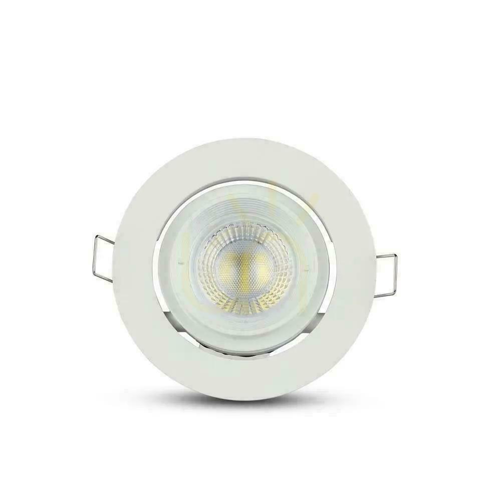Pokaż Oczko V-TAC GU10 Ruchome Uchylna Ślimak Białe VT-700W Oczko V-TAC GU10 Ruchome Uchylna Ślimak Białe VT-700W