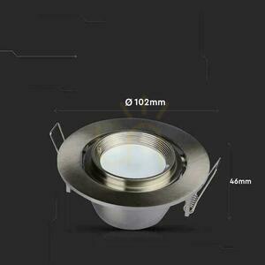 Oczko V-TAC GU10 Ruchome Uchylna Ślimak Satyna VT-700S small 6