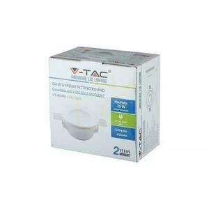 Oczko V-TAC GIPS GU10 Wpuszczane Szkło Mrożone Okrągłe fi.120 Białe VT-801SQ 3 Oczko V-TAC GIPS GU10 Wpuszczane Szkło Mrożone Okrągłe fi.120 Białe VT-801SQ small 3