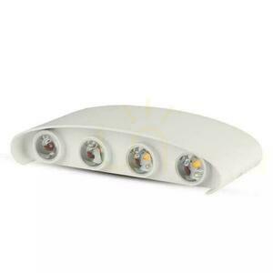 Oprawa Ścienna Góra Dół V-TAC 8W LED Biała IP54 VT-848 4000K 940lm small 1