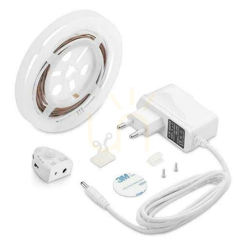 Sprawdź Nocne Oświetlenie LED V-TAC Czujnik Ruchu Pojedyncze Łóżko VT-8067 4000K 350lm/m 3 Lata Gwarancji