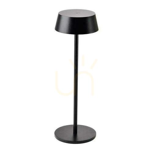 Sprawdź Lampka Biurkowa Nocna V-TAC 2W LED Ładowanie Ściemnianie IP54 Czarna VT-7562 3000K 200lm