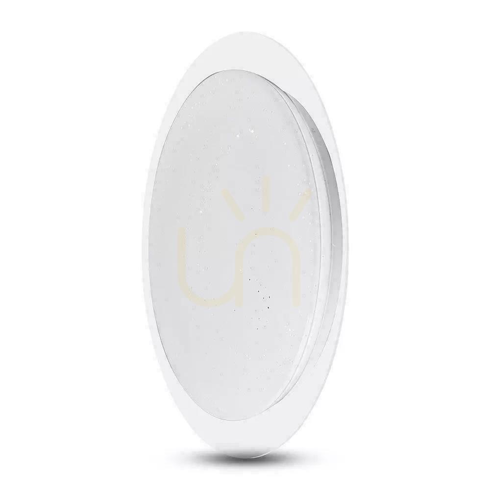 Sprawdź Plafon Sufitowy V-TAC 40W LED Pilot CCT fi.400 Gwiazdy VT-8401 3000K-6500K 2800lm Plafon Sufitowy V-TAC 40W LED Pilot CCT fi.400 Gwiazdy VT-8401 3000K-6500K 2800lm
