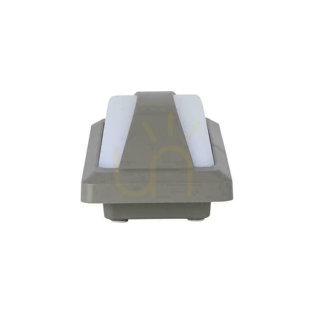 Obejrzyj Oprawa Ścienna V-TAC 12W LED Szara IP65 VT-8058 4000K 1160lm Oprawa Ścienna V-TAC 12W LED Szara IP65 VT-8058 4000K 1160lm