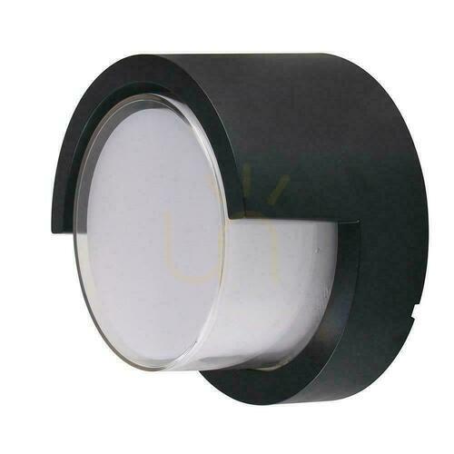 Sprawdź Oprawa Ścienna V-TAC 12W LED IP65 Czarna Okrągła VT-827 3000K 1155lm