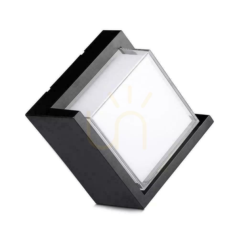 Zobacz Oprawa Ścienna V-TAC 12W LED IP65 Czarny Kwadrat VT-827 4000K 1160lm Oprawa Ścienna V-TAC 12W LED IP65 Czarny Kwadrat VT-827 4000K 1160lm