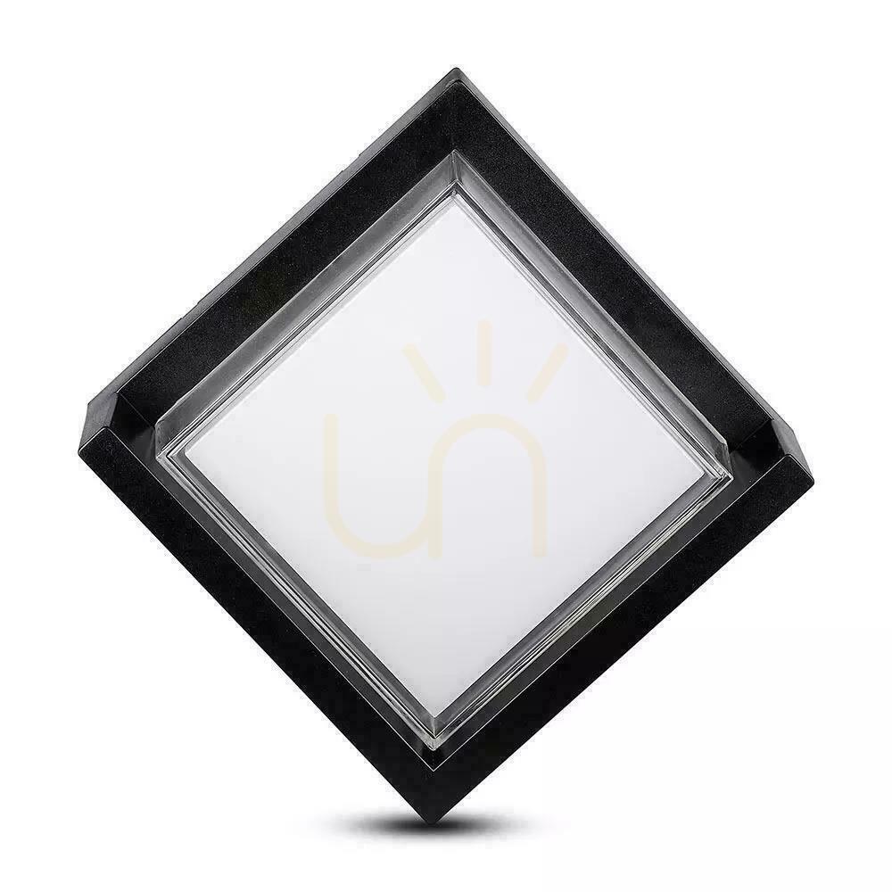 Wyświetl Oprawa Ścienna V-TAC 12W LED IP65 Czarny Kwadrat VT-827 4000K 1160lm Oprawa Ścienna V-TAC 12W LED IP65 Czarny Kwadrat VT-827 4000K 1160lm