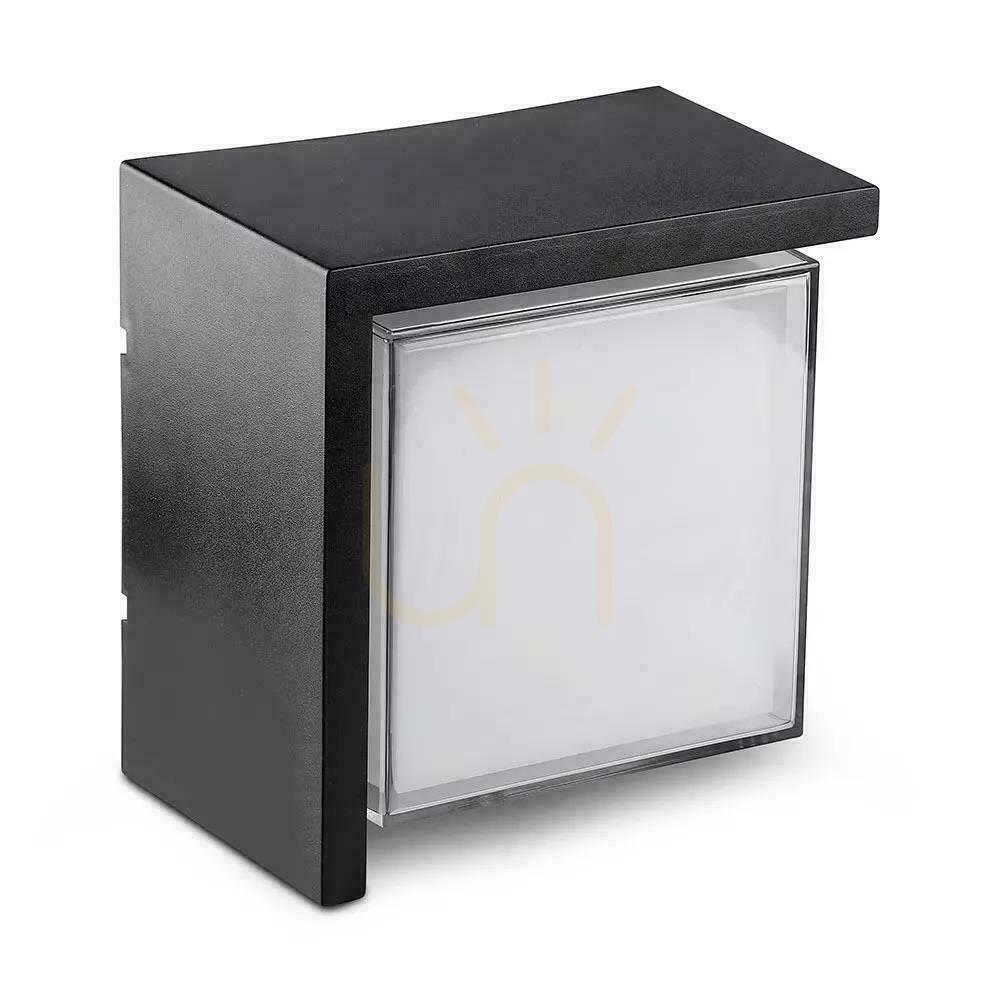Zobacz Oprawa Ścienna V-TAC 12W LED IP65 Czarny Kwadrat VT-827 4000K 1160lm Oprawa Ścienna V-TAC 12W LED IP65 Czarny Kwadrat VT-827 4000K 1160lm
