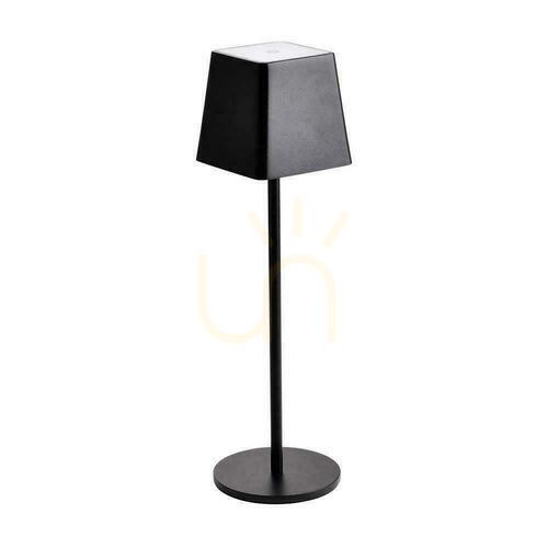 Sprawdź Lampka Biurkowa Nocna V-TAC 2W LED Ładowanie Ściemnianie IP54 Czarna VT-7563 3000K 200lm