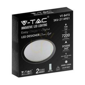 Plafon Sufitowy V-TAC 72W LED Pilot CCT fi.670 Gwiazdy VT-8472 3000K-6500K 7200lm small 3
