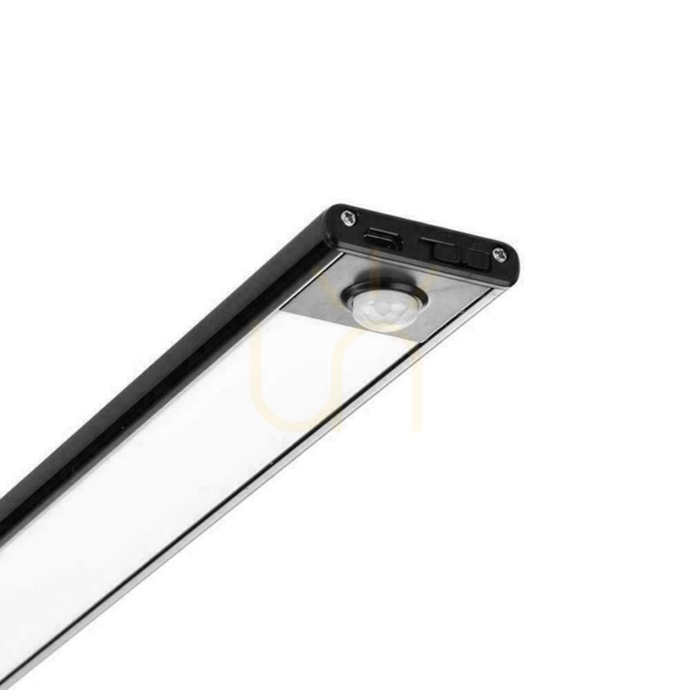 Sprawdź Oprawa podszafkowa V-TAC 2W LED Czarna Czujnik Ruchu Ładowanie USB 40cm VT-8142 3000K 160lm Oprawa podszafkowa V-TAC 2W LED Czarna Czujnik Ruchu Ładowanie USB 40cm VT-8142 3000K 160lm