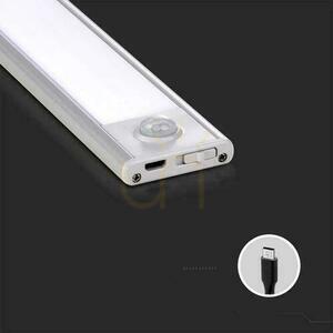 Oprawa podszafkowa V-TAC 2W LED Srebrna Czujnik Ruchu Ładowanie USB 40cm VT-8142 3000K 160lm 2 Oprawa podszafkowa V-TAC 2W LED Srebrna Czujnik Ruchu Ładowanie USB 40cm VT-8142 3000K 160lm small 2
