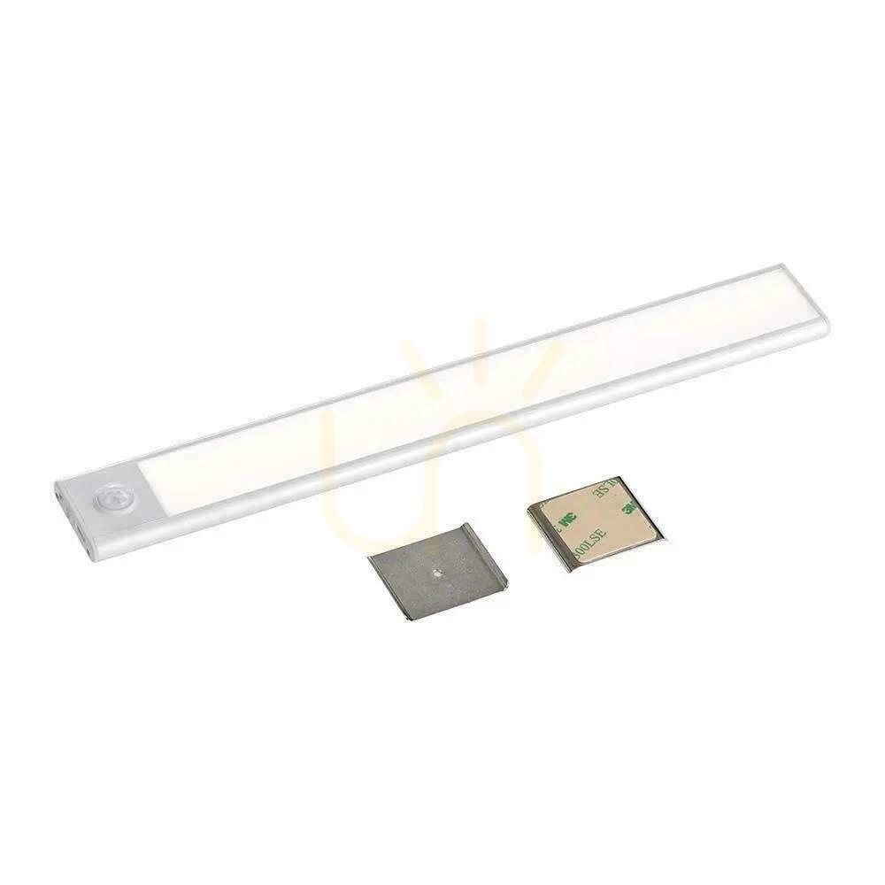 Wyświetl Oprawa podszafkowa V-TAC 2W LED Srebrna Czujnik Ruchu Ładowanie USB 40cm VT-8142 3000K 160lm Oprawa podszafkowa V-TAC 2W LED Srebrna Czujnik Ruchu Ładowanie USB 40cm VT-8142 3000K 160lm