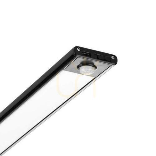 Sprawdź Oprawa podszafkowa V-TAC 2,5W LED Czarna Czujnik Ruchu Ładowanie USB 60cm VT-8143 3000K 260lm