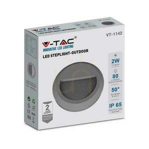 Oprawa Schodowa 2W LED V-TAC Szara Okrągła 230V IP65 VT-1142 3000K 80lm 4 Oprawa Schodowa 2W LED V-TAC Szara Okrągła 230V IP65 VT-1142 3000K 80lm small 4