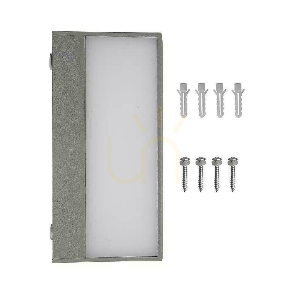 Sprawdź Oprawa Ścienna V-TAC 9W LED Góra Dół Szara IP65 VT-8056 4000K 850lm Oprawa Ścienna V-TAC 9W LED Góra Dół Szara IP65 VT-8056 4000K 850lm