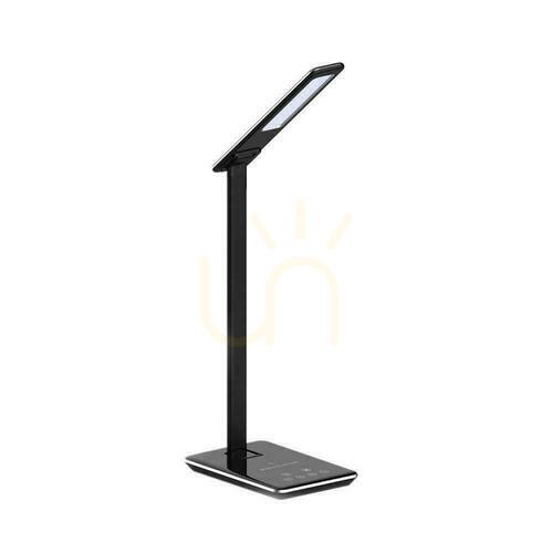 Sprawdź Lampka Biurkowa V-TAC 4W 3w1 Indukcja Zmiana Barwy Czarna VT-7405 3000K-6500K 500lm