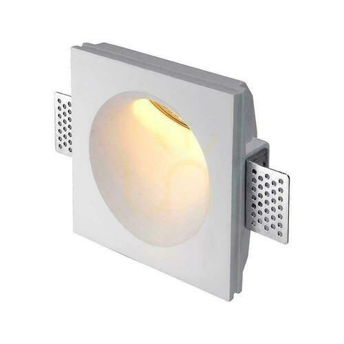 Sprawdź Oprawa Gipsowa V-TAC GU10 Kinkiet Ścienny Okrągły 120x120 VT-11009 3 Lata Gwarancji