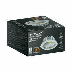 Oprawa LED V-TAC 40W COB Downlight 120Lm/W VT-26451 6000K 4200lm small 3