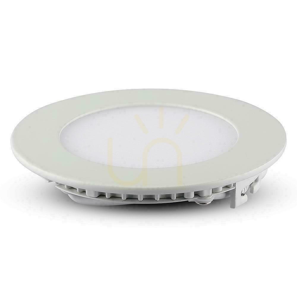 Zobacz Panel LED V-TAC Premium Downlight 6W Okrągły fi120 VT-607 2700K 490lm Panel LED V-TAC Premium Downlight 6W Okrągły fi120 VT-607 2700K 490lm