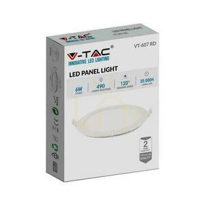 Panel LED V-TAC Premium Downlight 6W Okrągły fi120 VT-607 2700K 490lm 2 Panel LED V-TAC Premium Downlight 6W Okrągły fi120 VT-607 2700K 490lm small 2