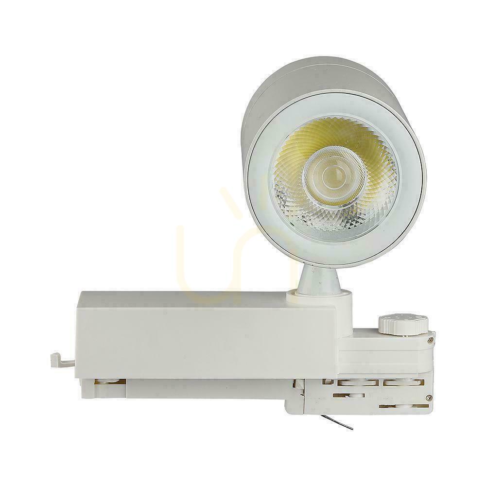Obejrzyj Oprawa Szynosystem 3F V-TAC 35W 24st Biała VT-4536 6000K 3000lm Oprawa Szynosystem 3F V-TAC 35W 24st Biała VT-4536 6000K 3000lm
