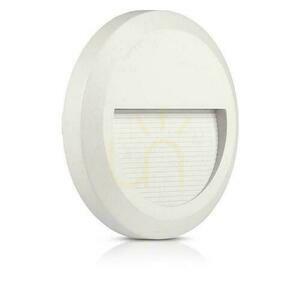 Oprawa Schodowa 2W LED V-TAC Biała Okrągła 230V IP65 VT-1142 3000K 80lm small 1
