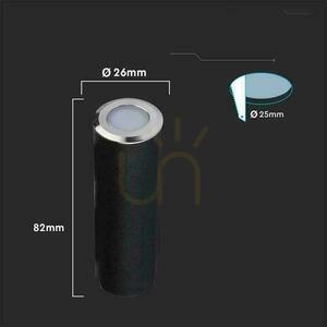 Oprawa Gruntowa Ogrodowa Najazdowa Podłogowa V-TAC 0.5W LED Srebrna IP67 VT-1141 3000K 37lm 4 Oprawa Gruntowa Ogrodowa Najazdowa Podłogowa V-TAC 0.5W LED Srebrna IP67 VT-1141 3000K 37lm small 4
