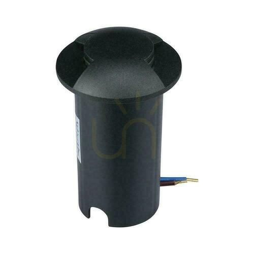Sprawdź Oprawa Gruntowa Ogrodowa Najazdowa V-TAC 1W LED Czarna 2-stronna IP67 VT-1161 3000K 50lm