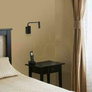 Oprawa LED V-TAC 3W Kinkiet Hotel Łóżko USB Włącznik Czarny COB CREE VT-2943 3000K 150lm 3 Lata Gwarancji small 7