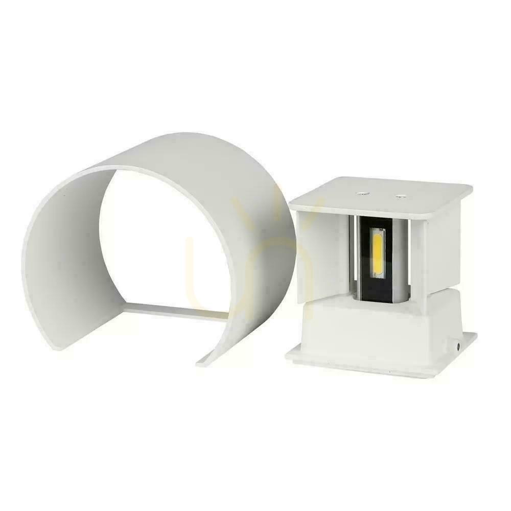 Sprawdź Oprawa Ścienna 5W V-TAC Góra Dół Regulowana Biały Okrągły IP65 Bridgelux VT-756-W 3000K 700lm Oprawa Ścienna 5W V-TAC Góra Dół Regulowana Biały Okrągły IP65 Bridgelux VT-756-W 3000K 700lm