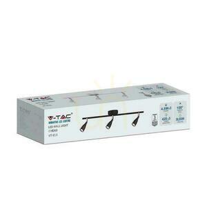 Kinkiet LED V-TAC VT-813 czarny 3x4,5W 13,5W 3000K 1260 lm small 3