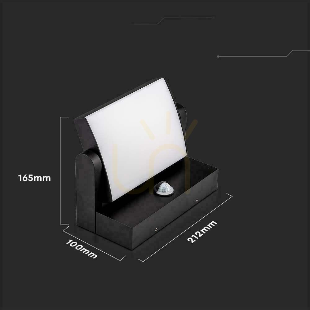 Zobacz Projektor Oprawa Elewacyjna V-TAC 17W LED Czujnik Ruchu Czarna IP65 VT-11020S 3000K 2520lm Projektor Oprawa Elewacyjna V-TAC 17W LED Czujnik Ruchu Czarna IP65 VT-11020S 3000K 2520lm