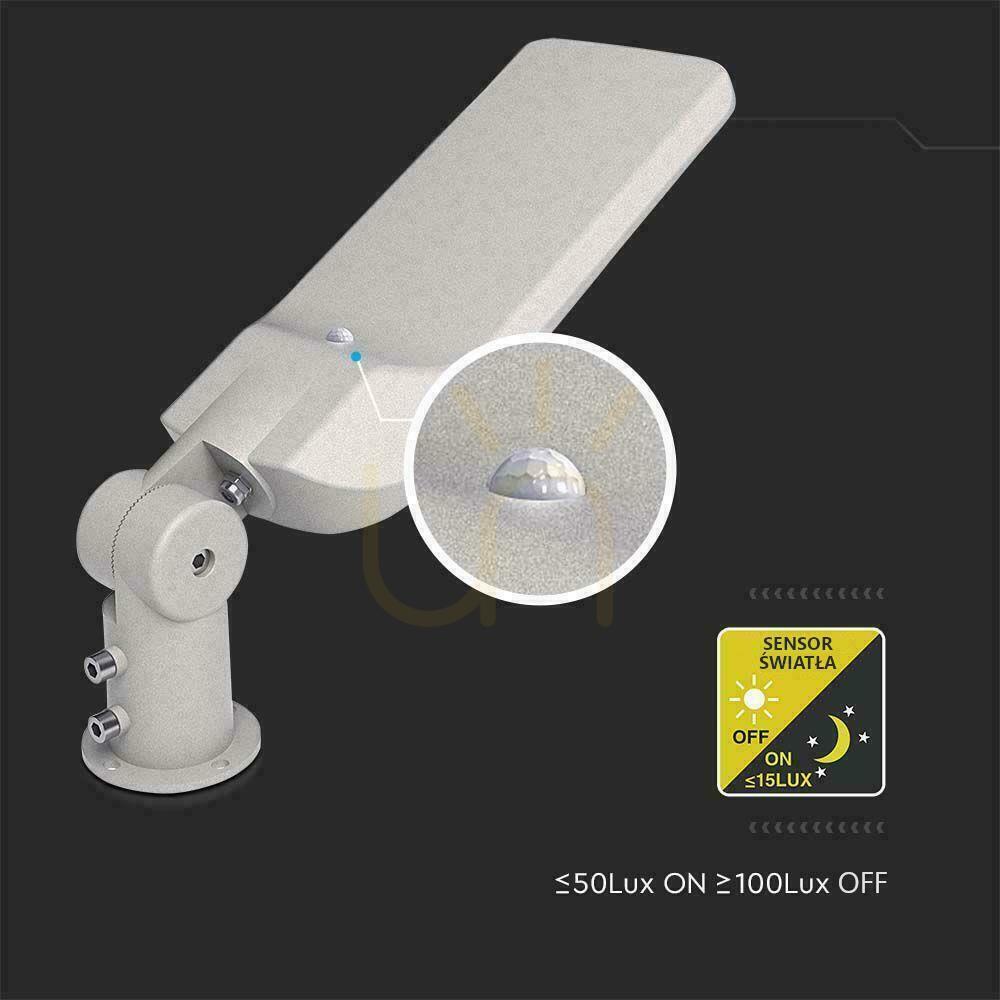 Sprawdź Oprawa Uliczna LED V-TAC SAMSUNG CHIP z regulacją i czujnikiem światła 150W 120Lm/W VT-169ST-S 6500K 16500lm 5 Lat Gwarancji Oprawa Uliczna LED V-TAC SAMSUNG CHIP z regulacją i czujnikiem światła 150W 120Lm/W VT-169ST-S 6500K 16500lm 5 Lat Gwarancji