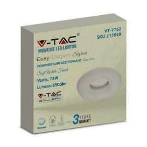 Oprawa LED V-TAC 80W Oprawa Sufitowa Owal Zmiana Barwy 75cm Ściemnianie Biały VT-7752-N 2700K-6400K 7300lm 3 Lata Gwarancji 4 Oprawa LED V-TAC 80W Oprawa Sufitowa Owal Zmiana Barwy 75cm Ściemnianie Biały VT-7752-N 2700K-6400K 7300lm 3 Lata Gwarancji small 4