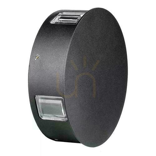Sprawdź Oprawa Ścienna V-TAC 3W LED IP65 Czarna Okrągła VT-706-B-N 3000K 428lm