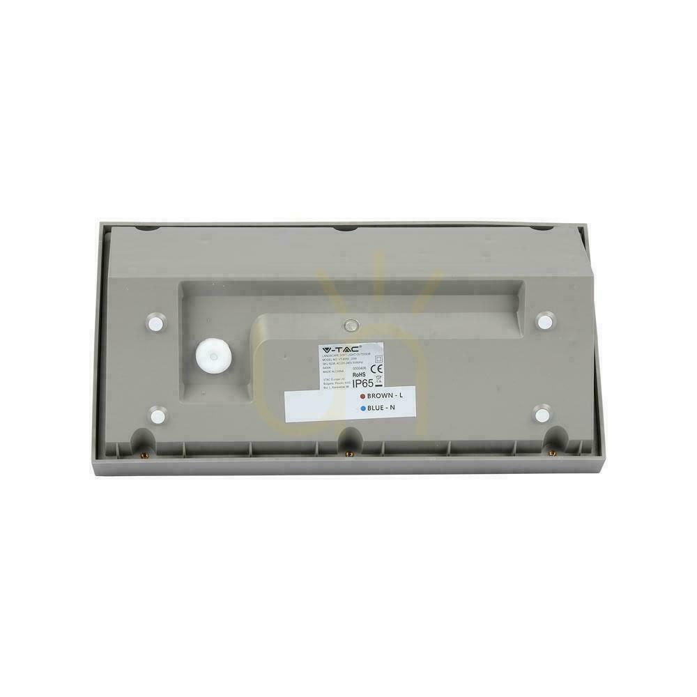 Obejrzyj Oprawa Ścienna V-TAC 20W LED Ukośna Szara IP65 VT-8055-N 4000K 2050lm Oprawa Ścienna V-TAC 20W LED Ukośna Szara IP65 VT-8055-N 4000K 2050lm