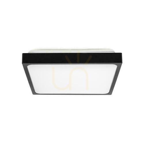 Sprawdź Plafon V-TAC 18W LED Kwadrat IP44 23x23cm Czarny VT-8618B-SQ 4000K 1800lm