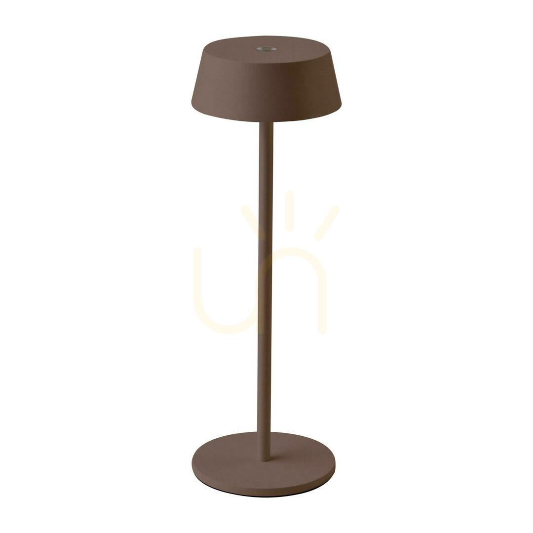 Sprawdź Lampka Biurkowa Nocna V-TAC 2W LED Ładowanie Ściemnianie IP54 Brąz Corten VT-7562-C 3000K 200lm Lampka Biurkowa Nocna V-TAC 2W LED Ładowanie Ściemnianie IP54 Brąz Corten VT-7562-C 3000K 200lm