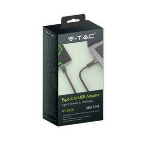 Adaptor Przejściówka V-TAC USB do Type C Czarna VT-5319 small 1