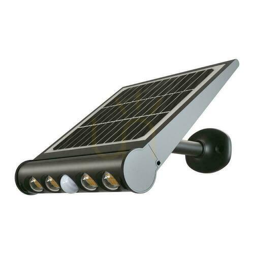 Sprawdź Projektor Solarny 8W LED Czarny 8w1 Czujnik Ruchu IP65 V-TAC VT-11108 6000K 950lm