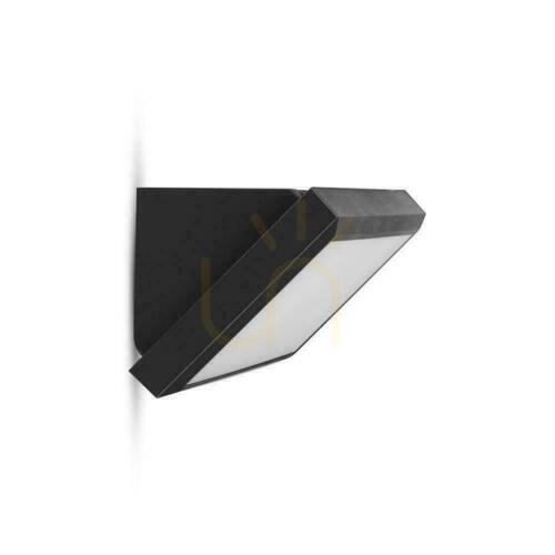 Sprawdź Oprawa Ścienna V-TAC 12W LED Ukośna Czarna IP65 VT-8054 4000K 1250lm