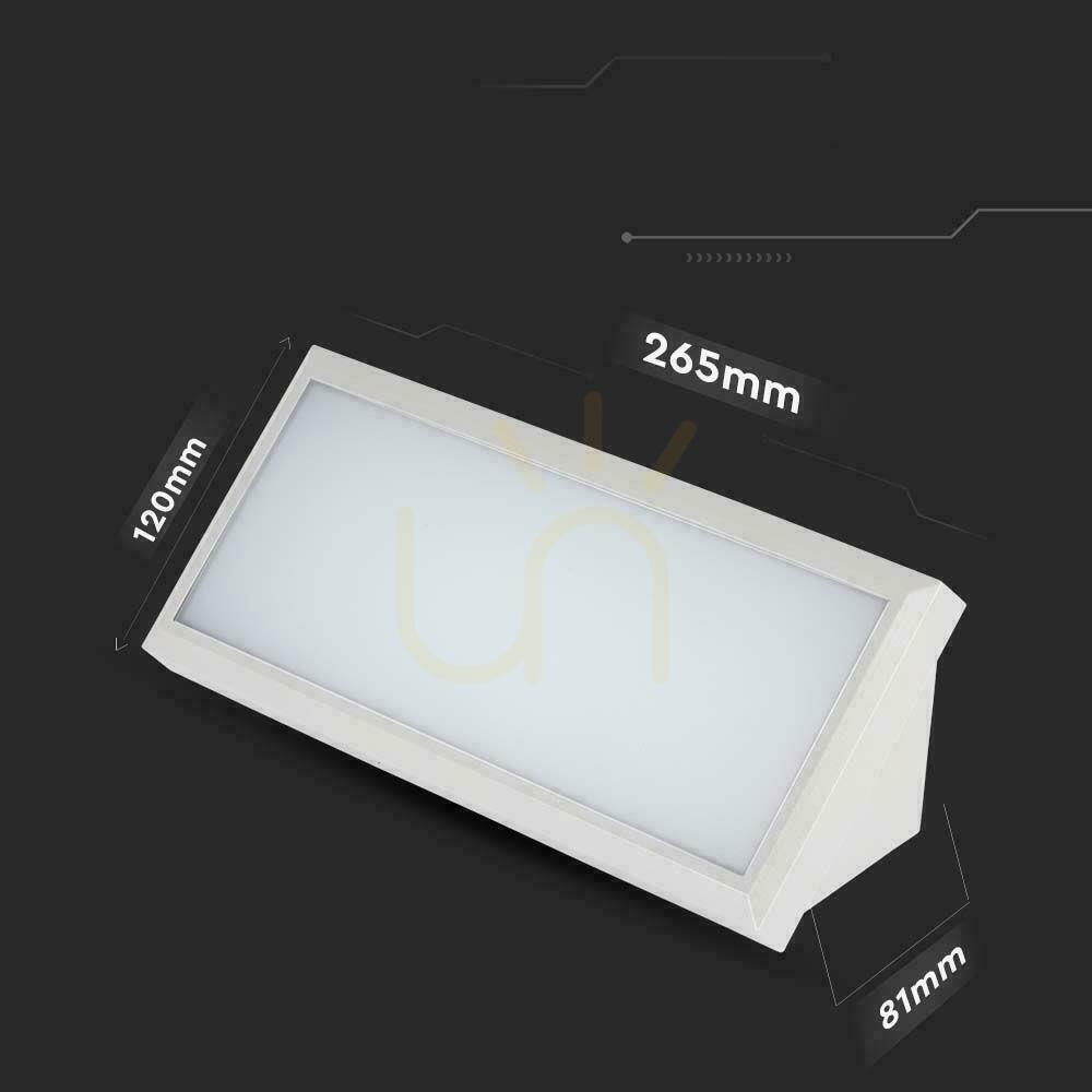 Sprawdź Oprawa Ścienna V-TAC 12W LED Ukośna Biała IP65 VT-5142 4000K 1250lm Oprawa Ścienna V-TAC 12W LED Ukośna Biała IP65 VT-5142 4000K 1250lm