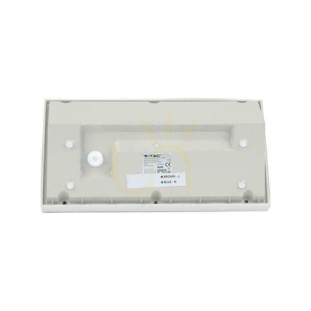 Obejrzyj Oprawa Ścienna V-TAC 20W LED Ukośna Biała IP65 VT-8055 4000K 2045lm Oprawa Ścienna V-TAC 20W LED Ukośna Biała IP65 VT-8055 4000K 2045lm