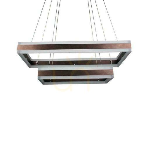 Sprawdź Oprawa Zwieszana LED V-TAC 100W Soft Light Chandelier Ściemnianie Kawowy VT-101-2D-C-N 3000K 6300lm 3 Lata Gwarancji