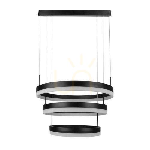 Sprawdź Czarna lampa wisząca LED V-TAC VT-82-3-B-N 86 W 3000 K 4550 lm