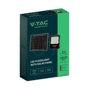 Projektor LED Solarny V-TAC 12W Pilot, AUTO, Timer IP65 VT-55100 4000K 1200lm small 1