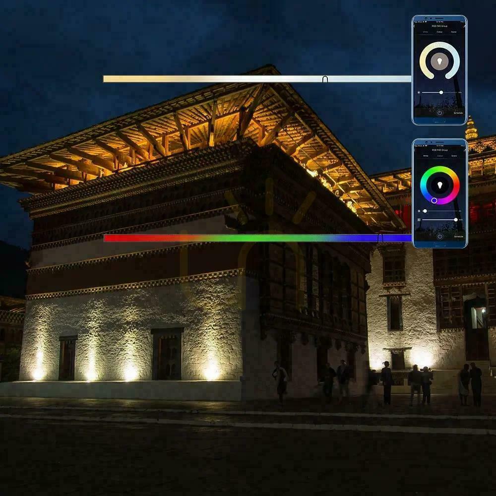 Obejrzyj Projektor LED WiFi V-TAC 20W Czujnik Ruchu Czarny Z MUFĄ SMART Amazon Alexa Google Home VT-5192S RGB+3000K-6500K 1500lm Projektor LED WiFi V-TAC 20W Czujnik Ruchu Czarny Z MUFĄ SMART Amazon Alexa Google Home VT-5192S RGB+3000K-6500K 1500lm