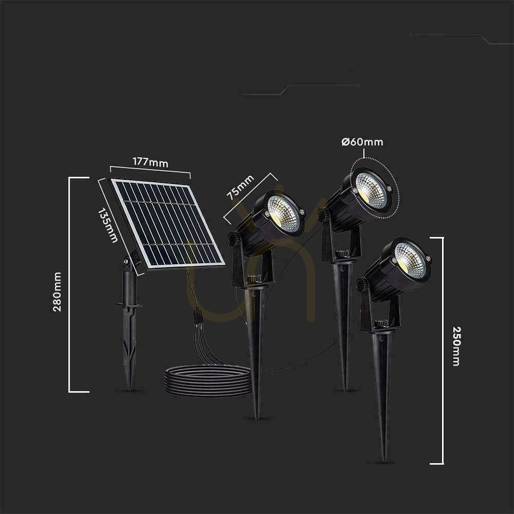 Obejrzyj Oprawa Gruntowa Ogrodowa Wbijana LED V-TAC Solarna Zestaw 3x1.2W IP65 VT-11032 3000K 50lm 3 Lata Gwarancji Oprawa Gruntowa Ogrodowa Wbijana LED V-TAC Solarna Zestaw 3x1.2W IP65 VT-11032 3000K 50lm 3 Lata Gwarancji