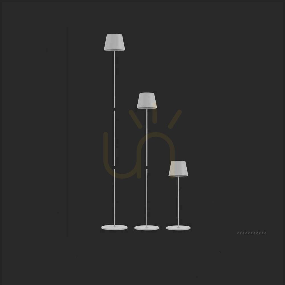 Zobacz Lampa Podłogowa V-TAC 4W LED Biała IP54 Ładowalna VT-7544-W 3000K 300lm Lampa Podłogowa V-TAC 4W LED Biała IP54 Ładowalna VT-7544-W 3000K 300lm